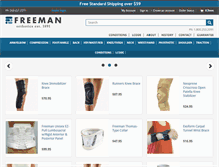 Tablet Screenshot of freemanmfg.com